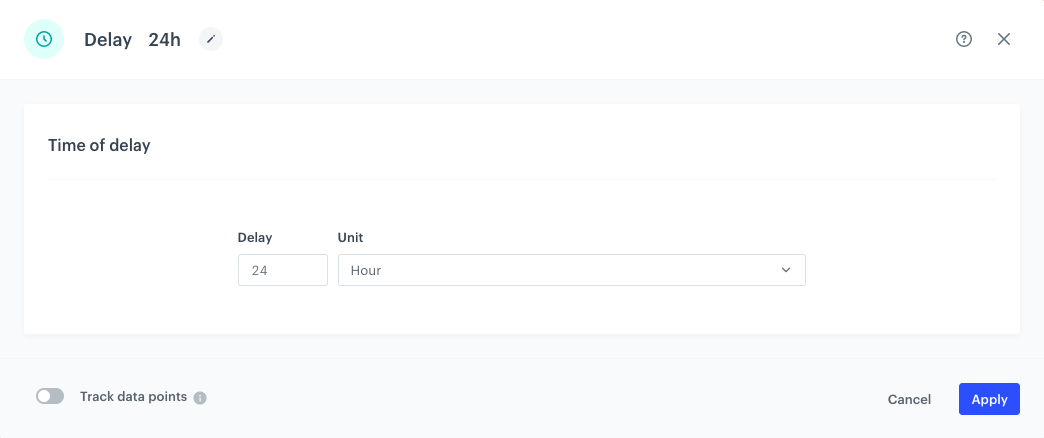 `Screenshot presenting Delay node`